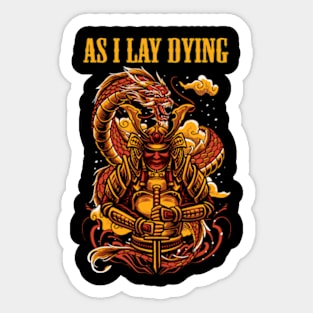 AS I LAY DYING MERCH VTG Sticker